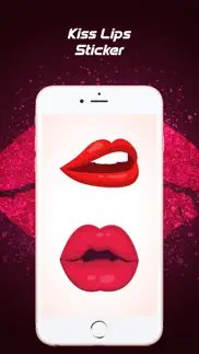 sexy kiss lips stickers iphone screenshot 1