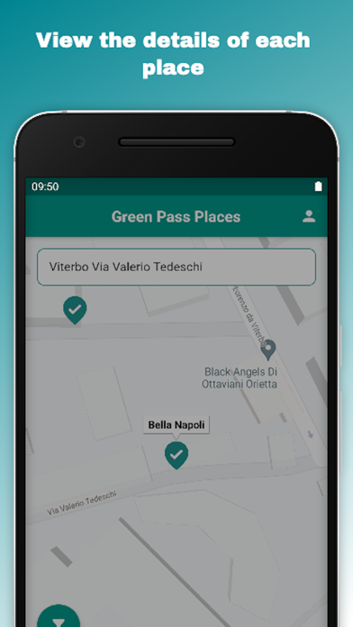 Green Pass Places Screenshot