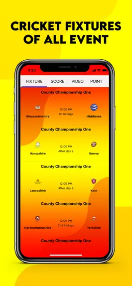 Game screenshot Cricket Live Matches apk