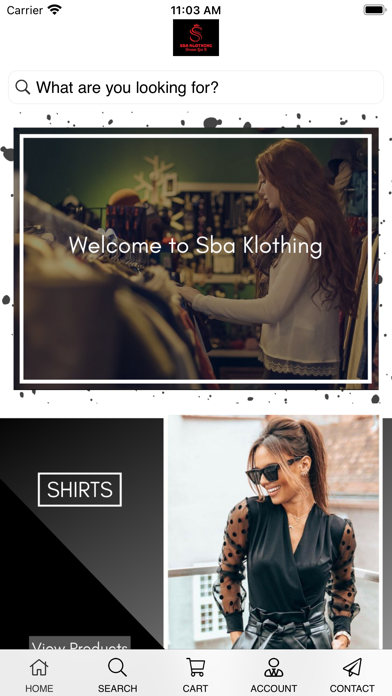 SBA Klothing Womens Screenshot
