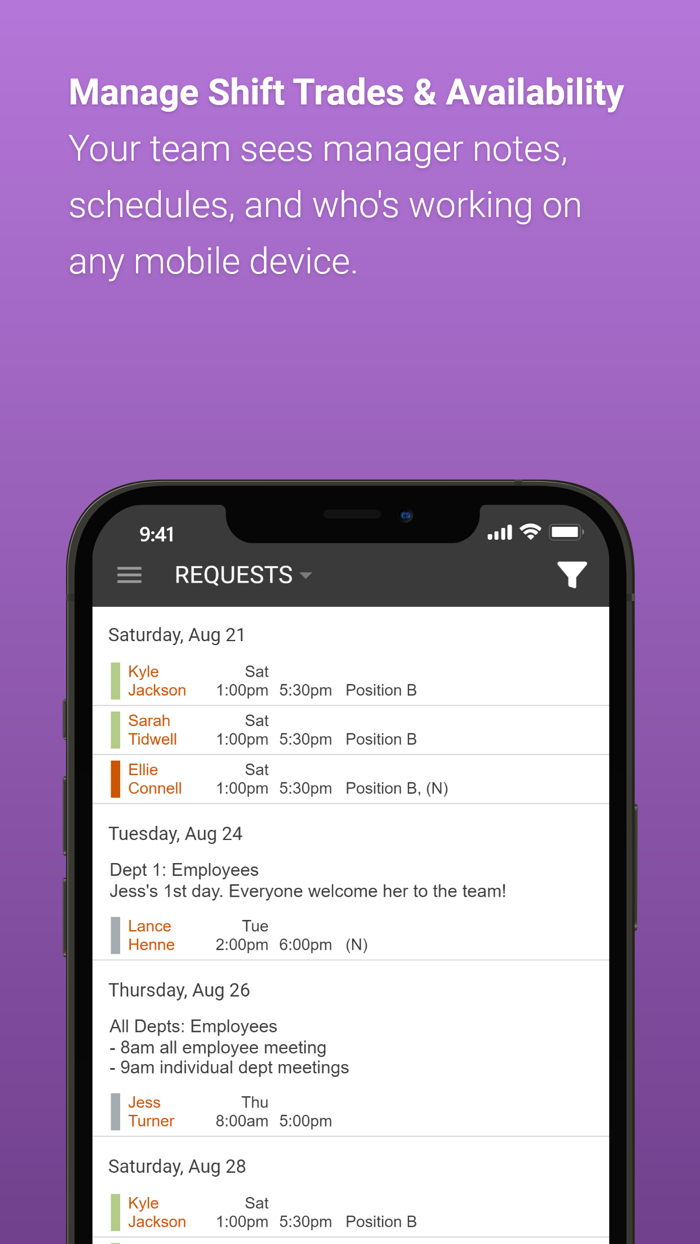 OrbitalShift Team Manager App