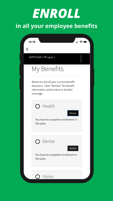 BenefitsVault Screenshot