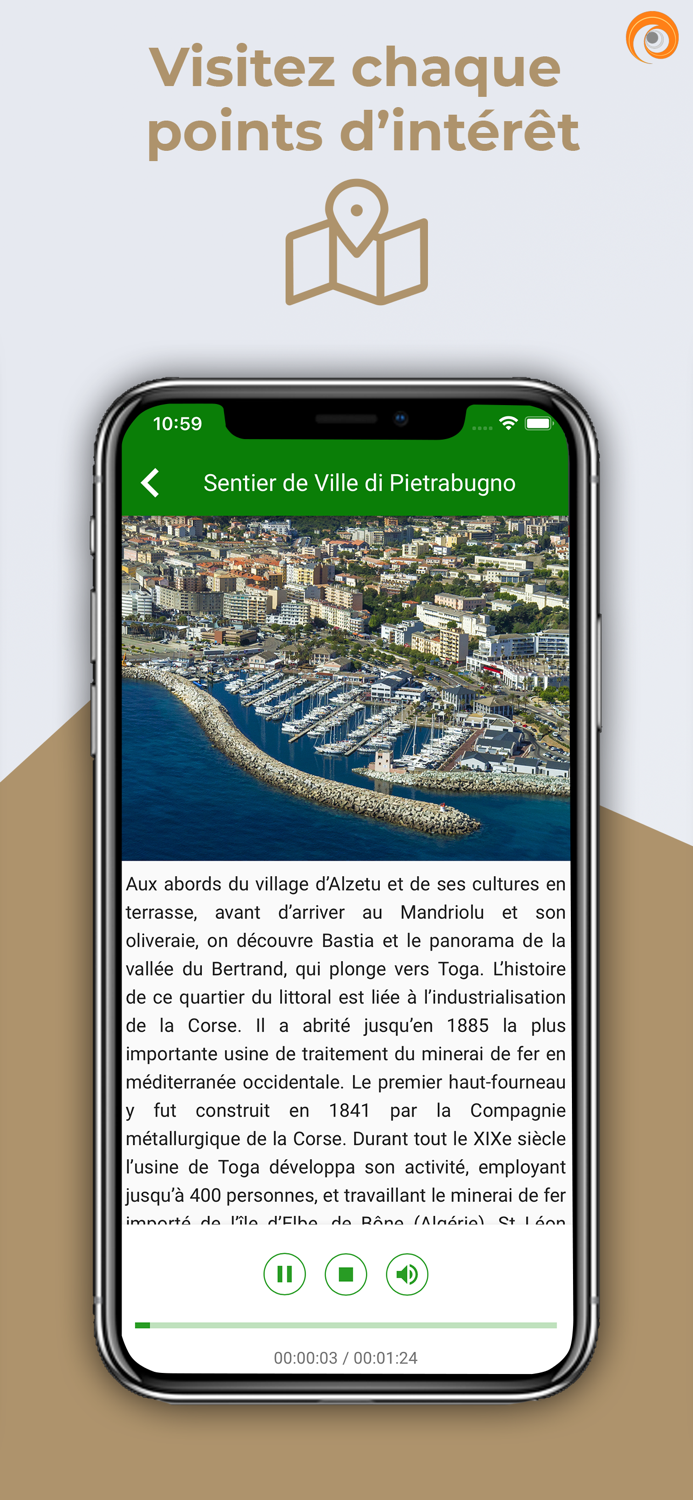 Sentier Ville di Pietrabugno