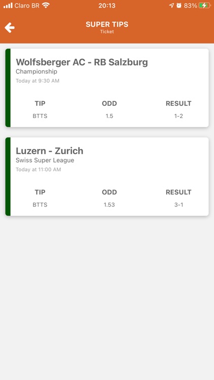 Super Tips - Goals and BTTS