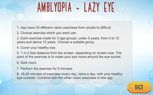 ‎Amblyopia - Lazy Eye Screenshot