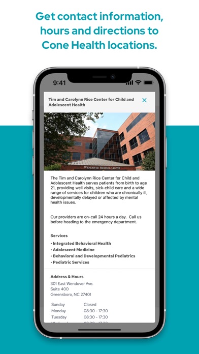 myConeHealth Screenshot