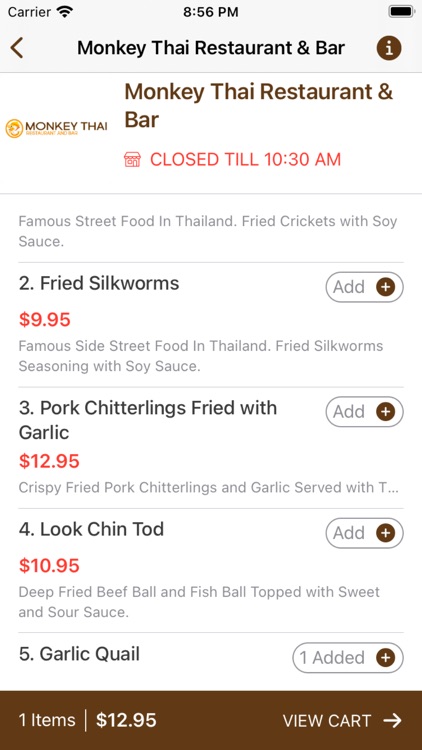 Monkey Thai Restaurant & Bar screenshot-3