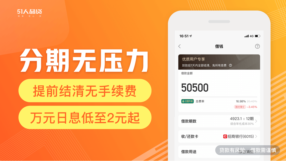#2. 人品贷极速版-贷款借钱平台 (iOS) Oleh: 抚州市恩牛网络小额贷款有限公司