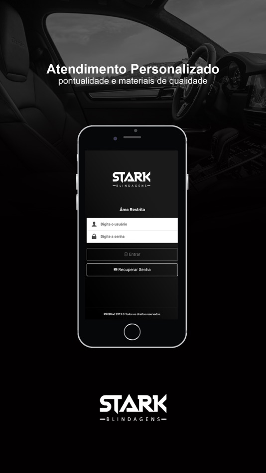 #1. STARK BLINDAGENS (iOS) By: MYTRACE INNOVATION SOLUCOES DE TI