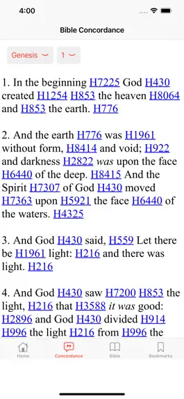 Game screenshot Bible Strongs Concordance mod apk