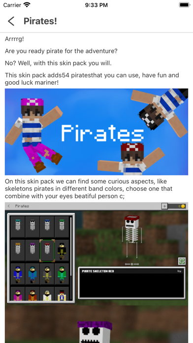 Skin Packs for Minecraft PE Screenshot