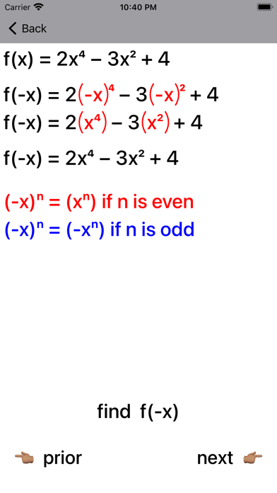 How to cancel & delete Even and Odd Polynomials from iphone & ipad 2