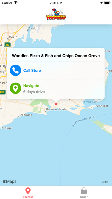 Screenshot #3 pour Woodies Pizza & Fish And Chips