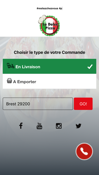Screenshot #1 pour La dolce Pizza Brest