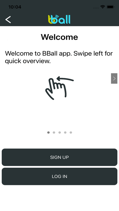 Bball - 1st smart golf ball Screenshot