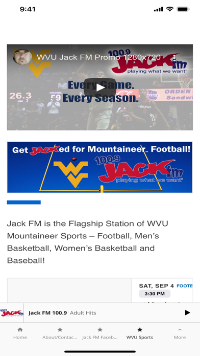 Jack FM 101 - Morgantown Screenshot
