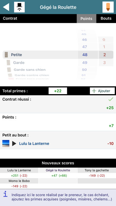 Screenshot #3 pour TarotScore