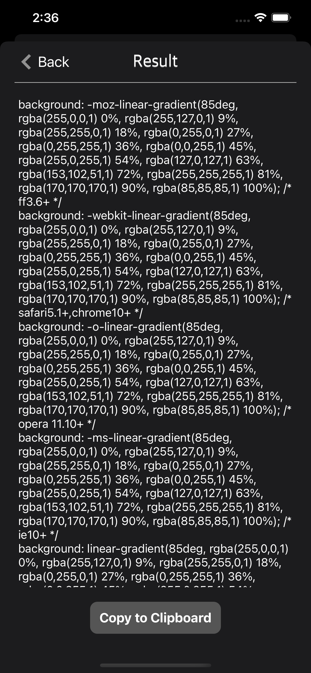 Gradient Image Generator