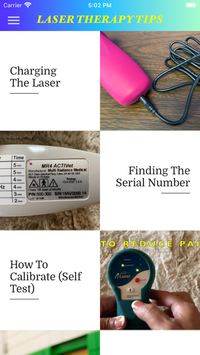 LASER THERAPY TIPS Screenshot