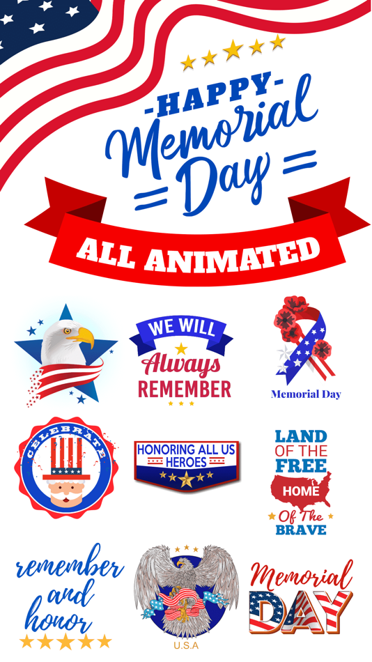 Memorial Day: Stickers - 1.0 - (iOS)
