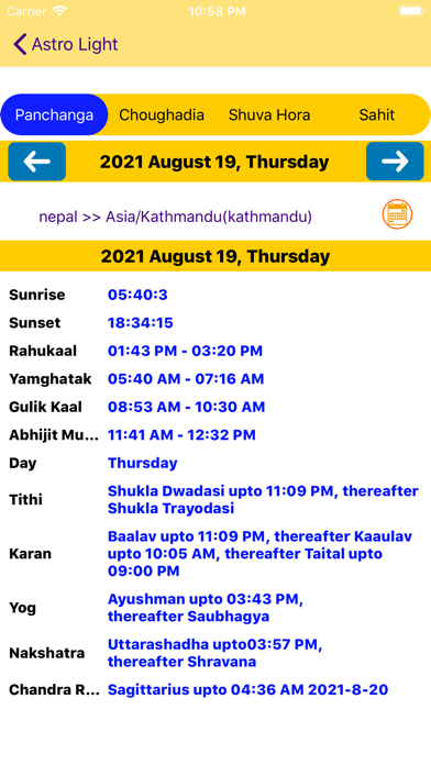 Jyotish : My Astrologer Screenshot
