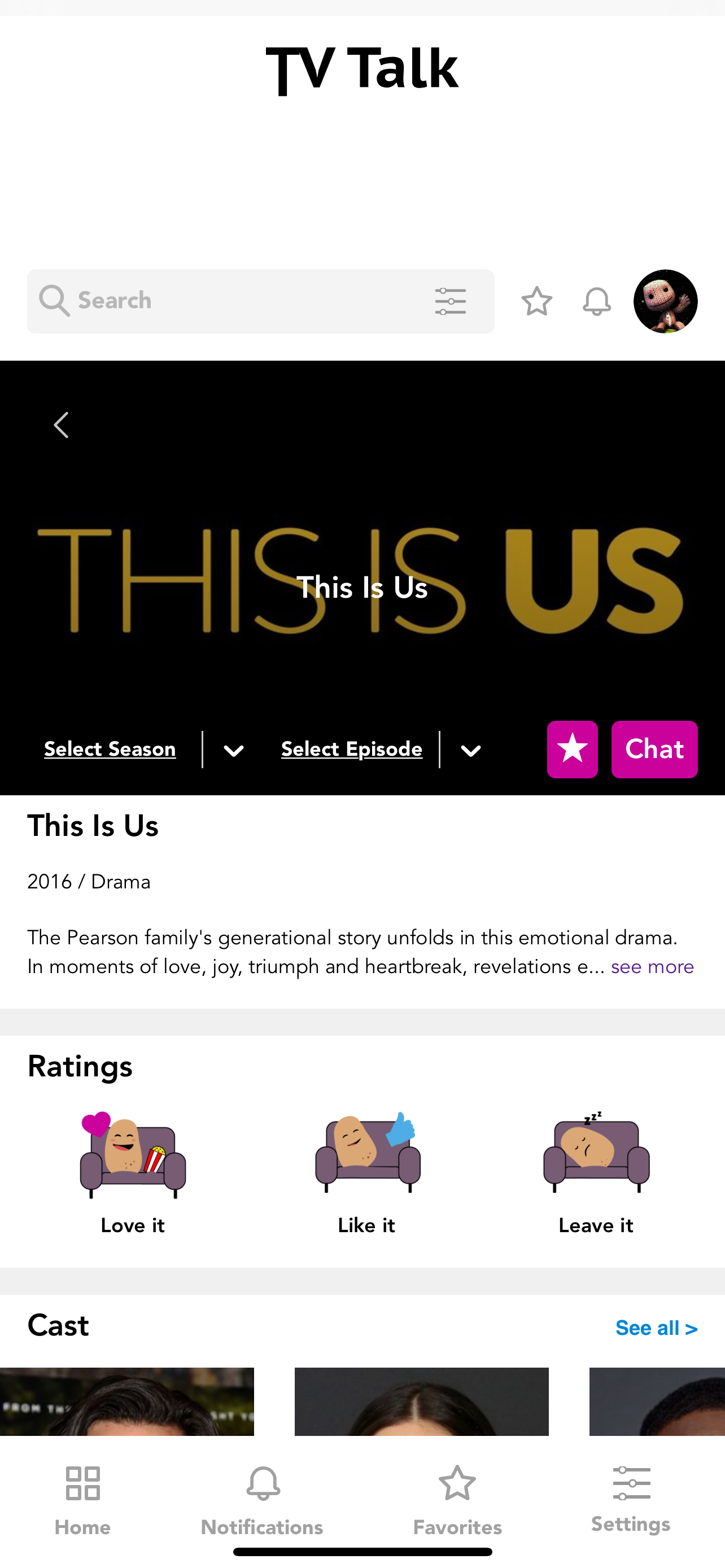 TV Talk App