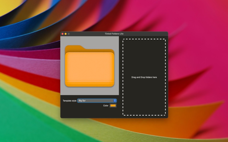 Screenshot #1 pour Tinted Folders Lite