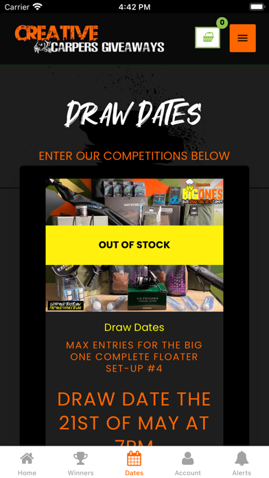 Creative Carpers Giveaways Screenshot