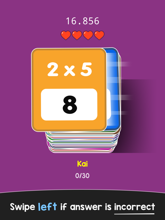 ‎Times Tables Hero Screenshot