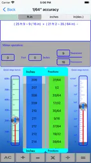 slider inches pro calculator iphone screenshot 4