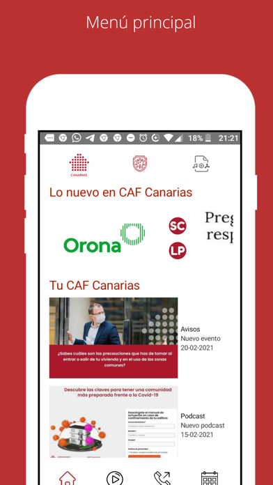 CAF Canarias Screenshot