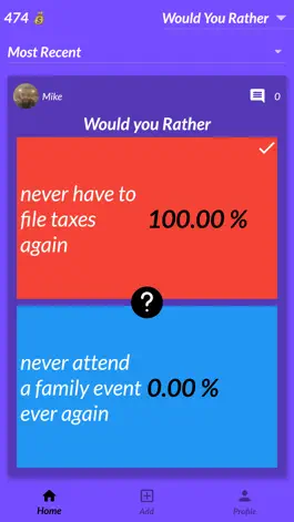 Game screenshot Would You Rather: Polls - Q&A mod apk