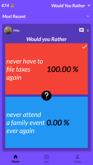 Would You Rather: Polls - Q&Aのおすすめ画像1