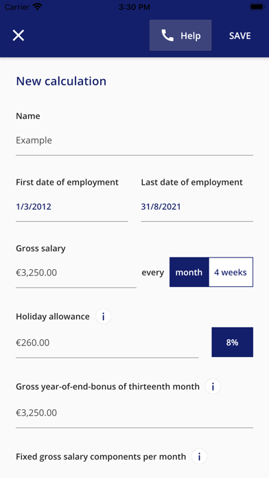 Damsté - Transition fee Screenshot