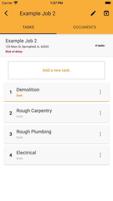 SubHub Subcontractor Mgmt Screenshot
