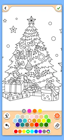 Game screenshot Christmas coloring for all hack