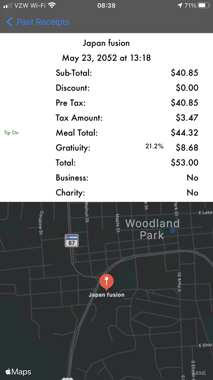 Tip Calculator plus History