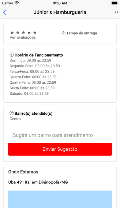 Junior Hamburgueria Screenshot 4 - AppWisp.com Junior Hamburgueria Screenshot 4 - AppWisp.com