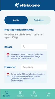 ceftriaxone iphone screenshot 3