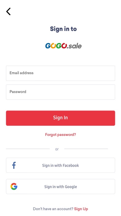 Gogo sale Screenshot