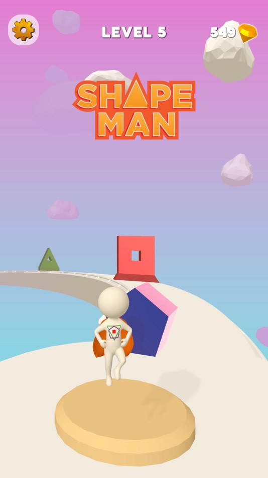 #1. Shape Man (iOS) 由: Rotatelab