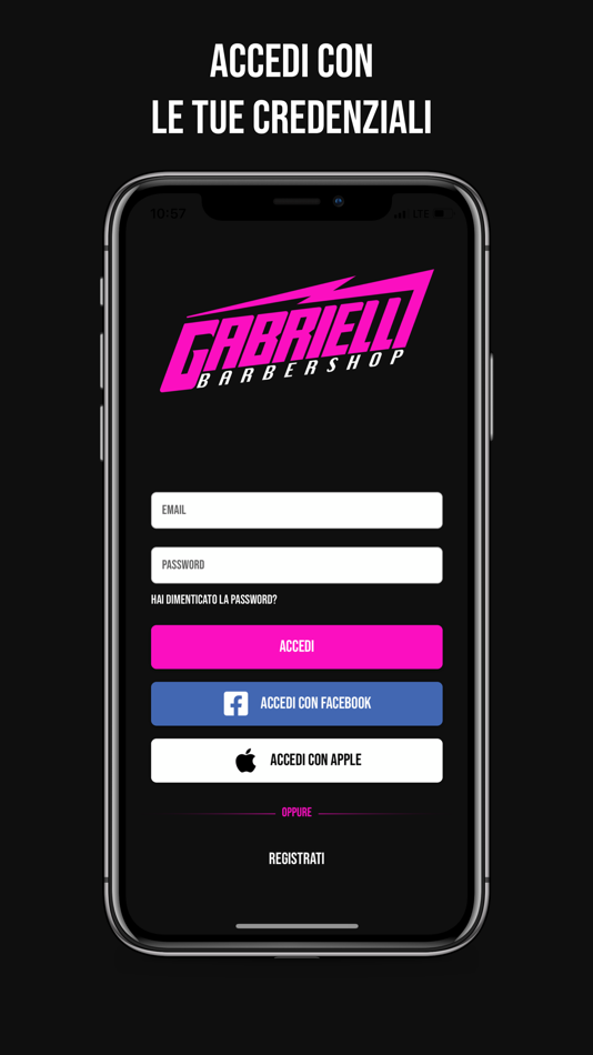 #1. Gabrielli Barbershop (iOS) โดย: Blu S.r.l. (IT)