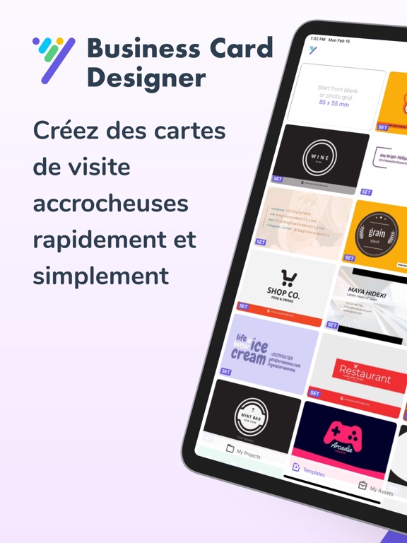 Screenshot #4 pour Concepteur de cartes de visite