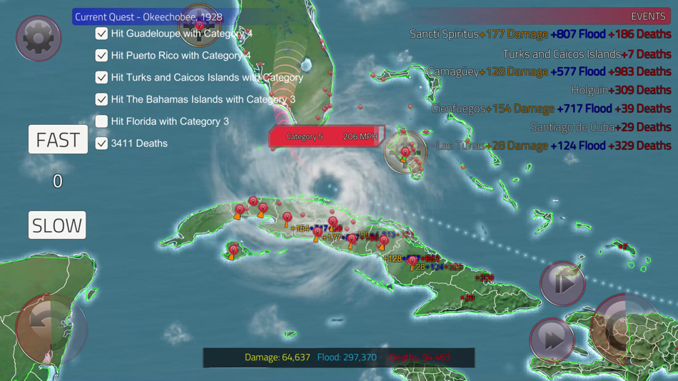 #1. Hurricane Outbreak (iOS) Podle: Nostrovia, LLC