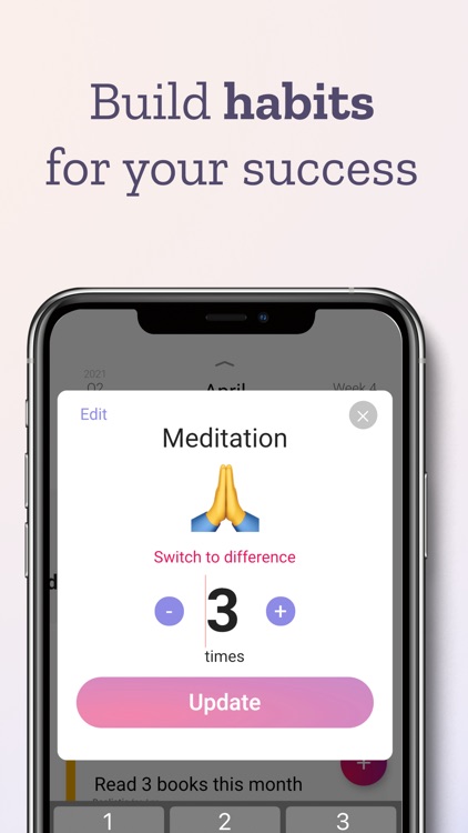 Ubjective – daily goal tracker screenshot-3