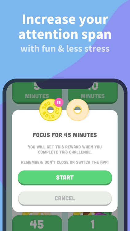 Donut Dog: Stay focused timer