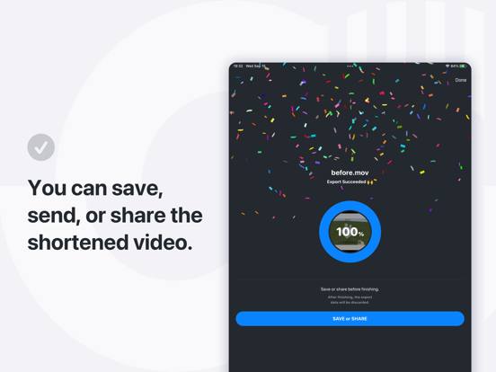 Screenshot #6 pour Chopper: Video/Audio Shortener