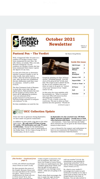 Greater Impact Greensboro Screenshot