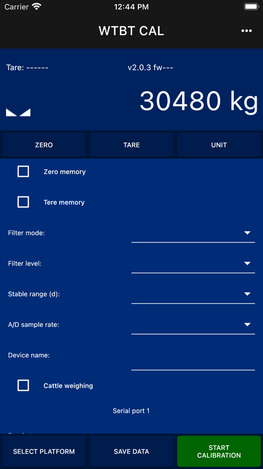 #2. WT-BT-BR Calibração (iOS) 由: Weightech