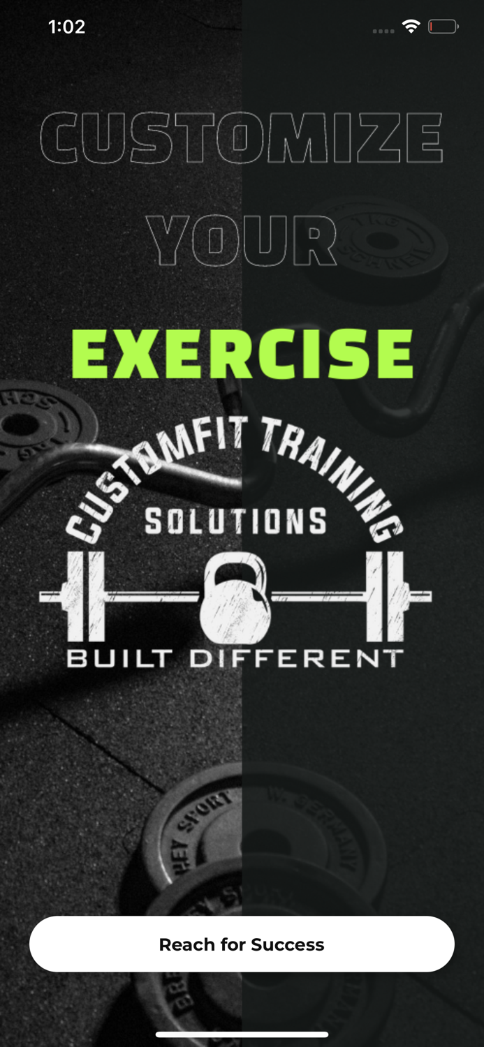 CustomFit Training Coach